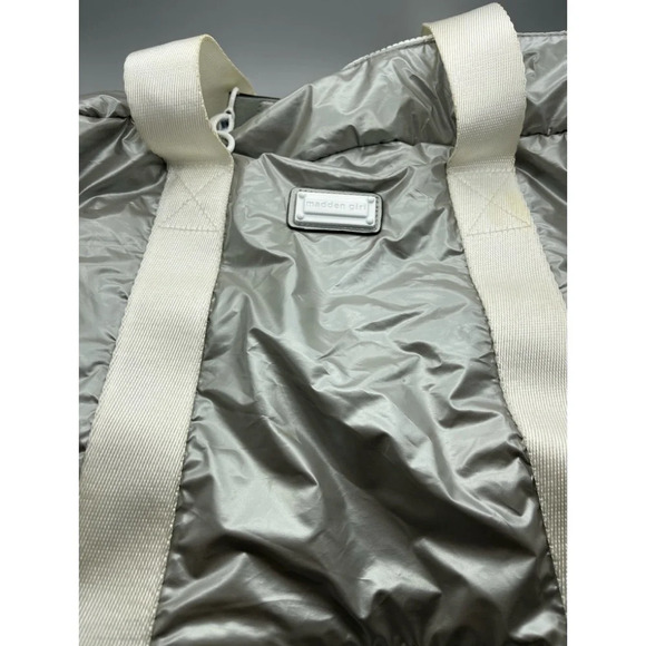 MADDEN Girl🌈Silver Parachute Overnighter Bag, Preowned, Hard to find! - Picture 8 of 16